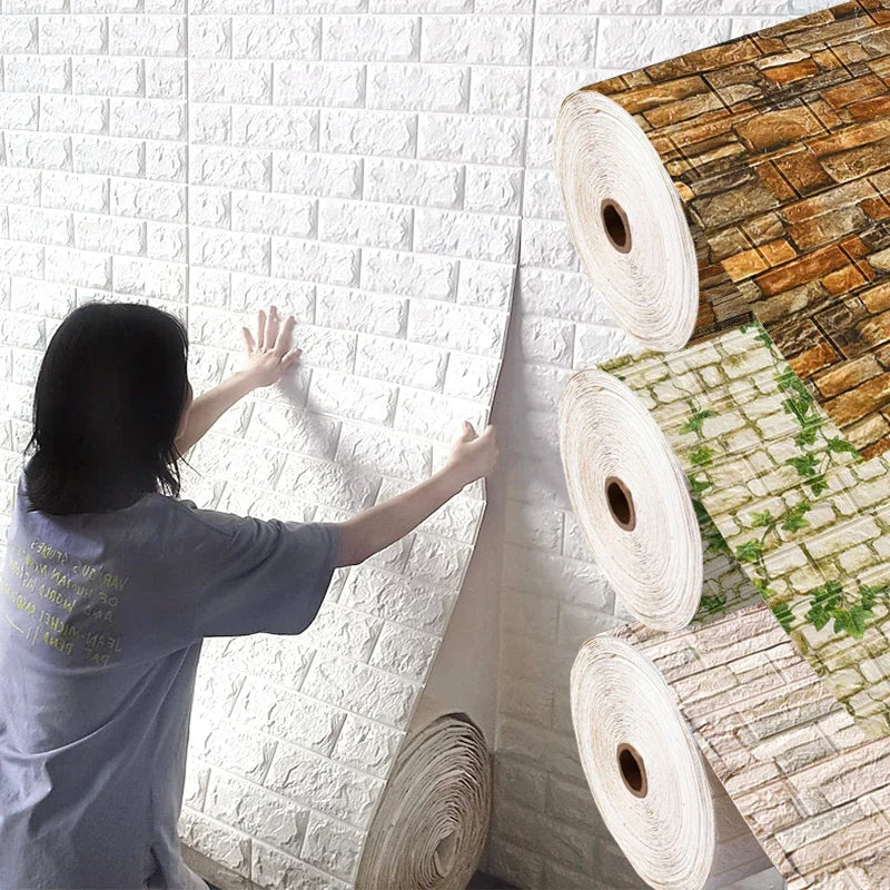 Luxury Brick Pattern Wall Sticker