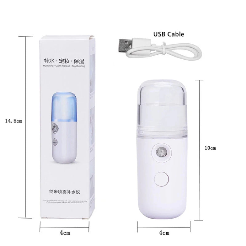 Mist Facial Sprayer  Rechargeable Humidifier