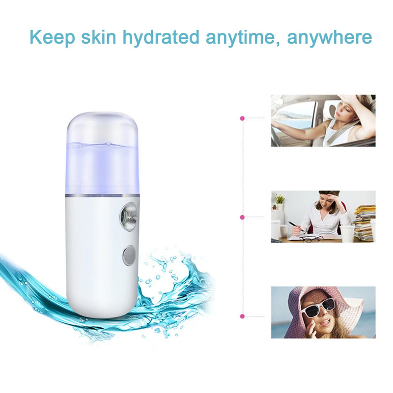 Mist Facial Sprayer  Rechargeable Humidifier