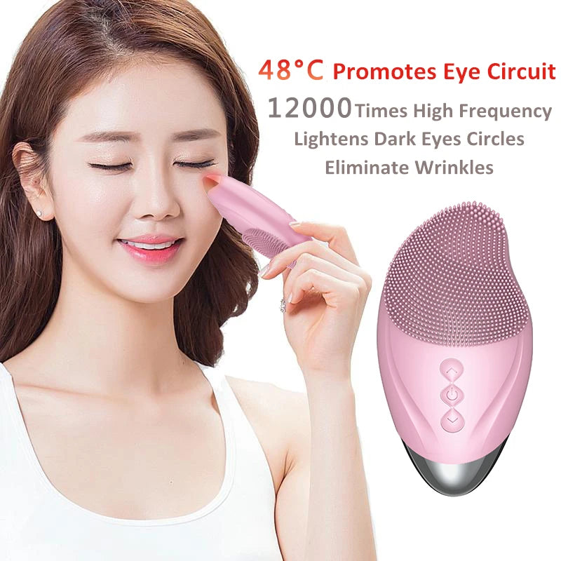 Facial Massager & Silicone Cleansing Brush