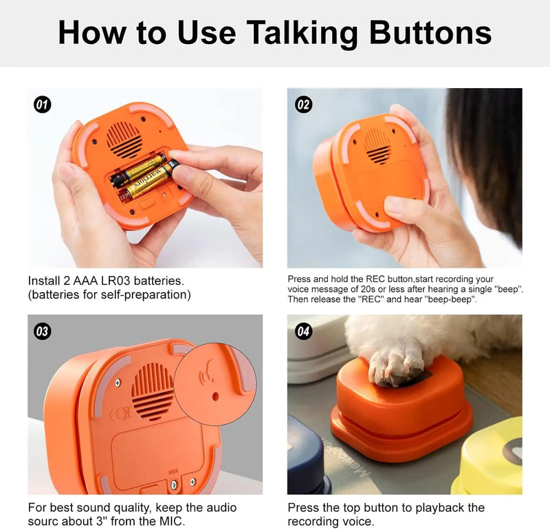 Talking Pet Communication Toy