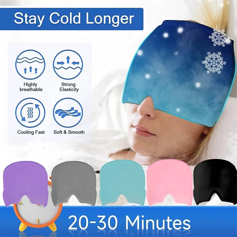 Gel Hot  Cold Therapy Head Massager