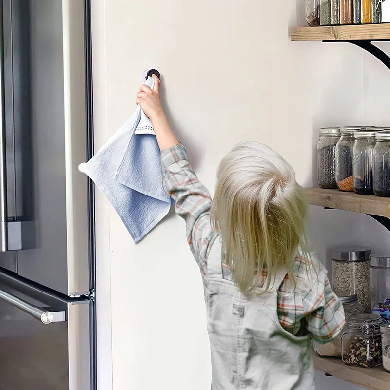 Wall-Mounted Towel  Dishcloth Storage Rack