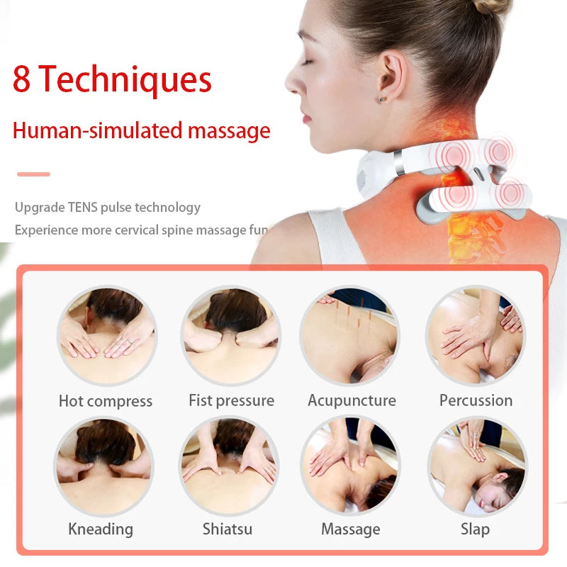 Smart Neck Massager with Heating