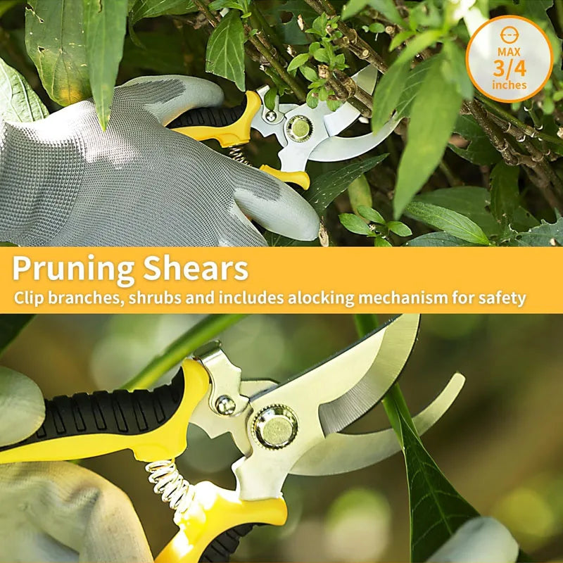 Gardening Pruning Shears Tool Set