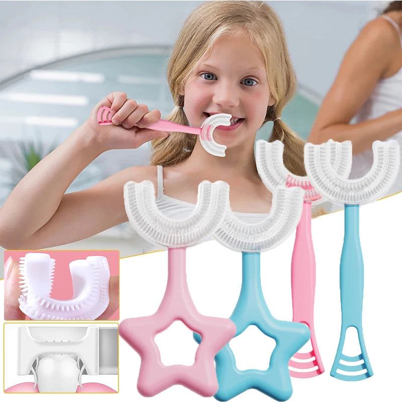 Children U-Shape Toothbrush