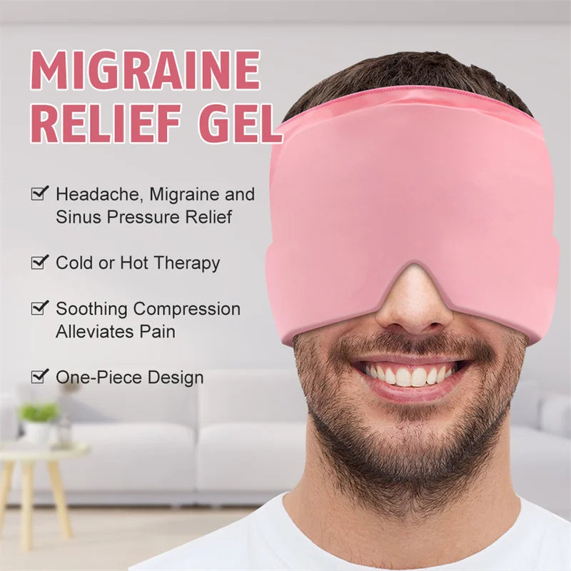 Gel Hot  Cold Therapy Head Massager