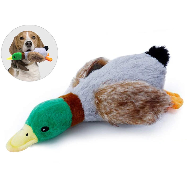 Cute Plush Duck Sound Pet Toy