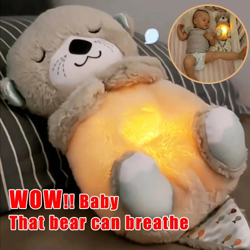 Breathing Bear Baby Soothing Plush Doll