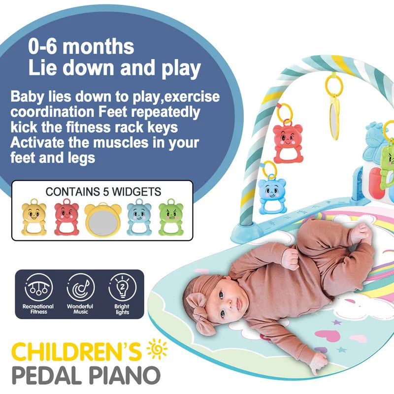 Baby Fitness Stand Music Play Gym