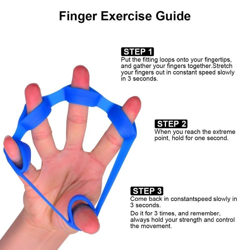 Finger Fitness Elastic Resistance Band