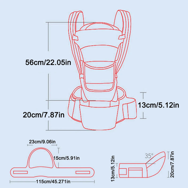 Ergonomic Baby Carrier Backpack