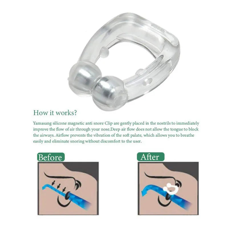 Silicone Magnetic Anti-Snoring Nasal Dilator