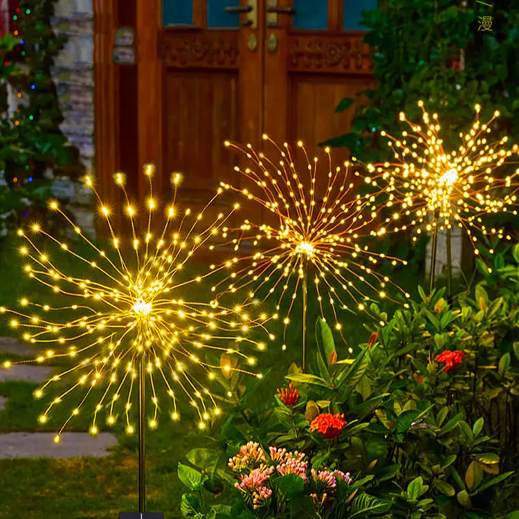 Solar Fireworks Lights